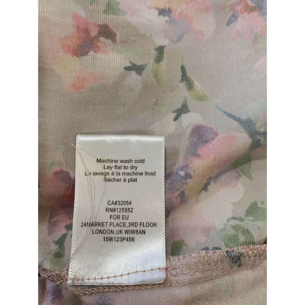 Dolan Left Coast Floral XL Cottagecore‎ Ruffle Blouse Womens lightweight sping